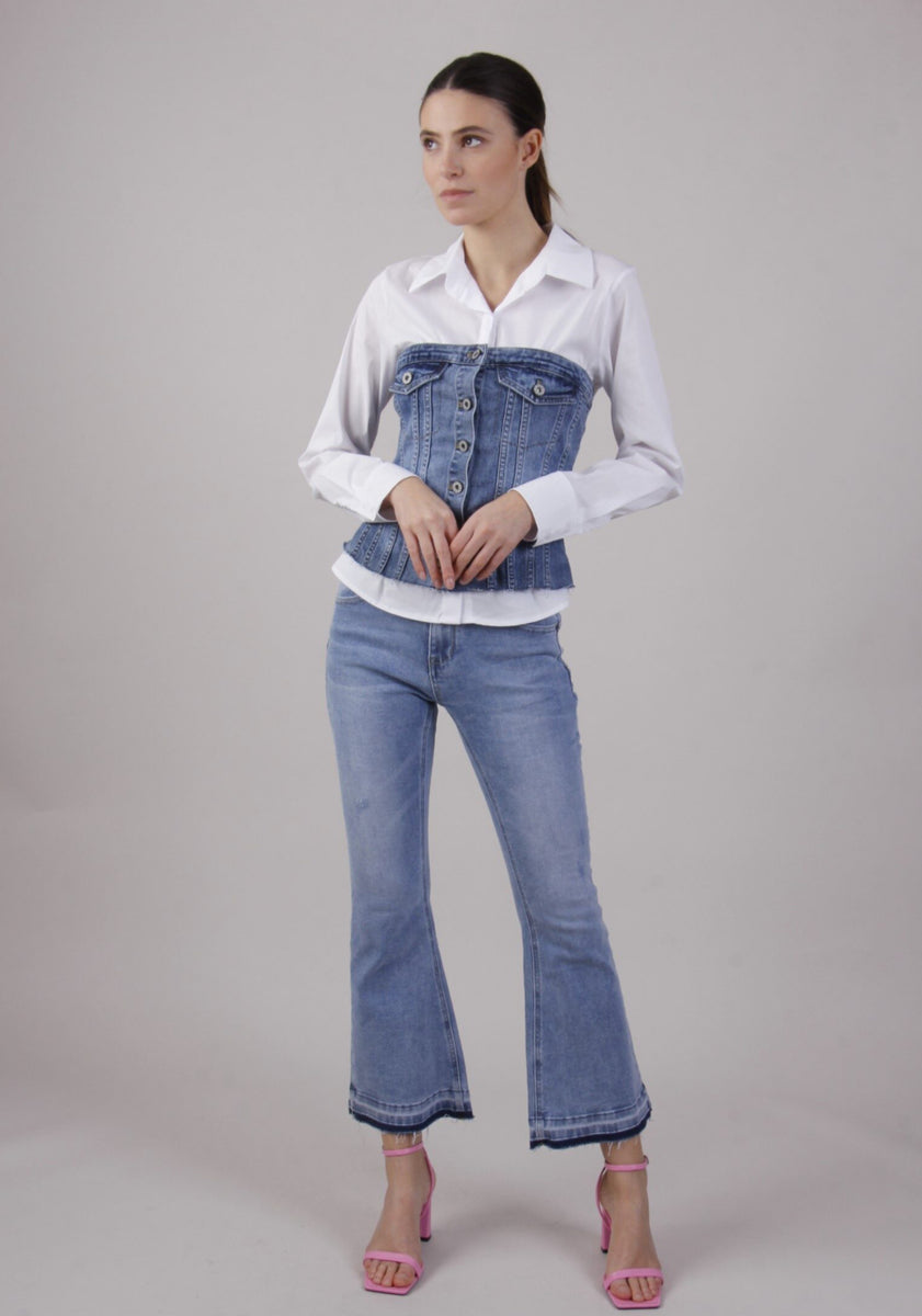 MYOM LILA JEANS Clutch