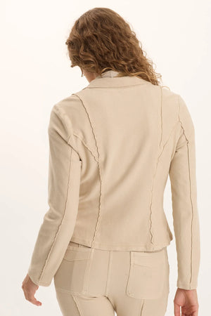 XCVI DUNNE TWILL KNIT STRETCH BLAZER