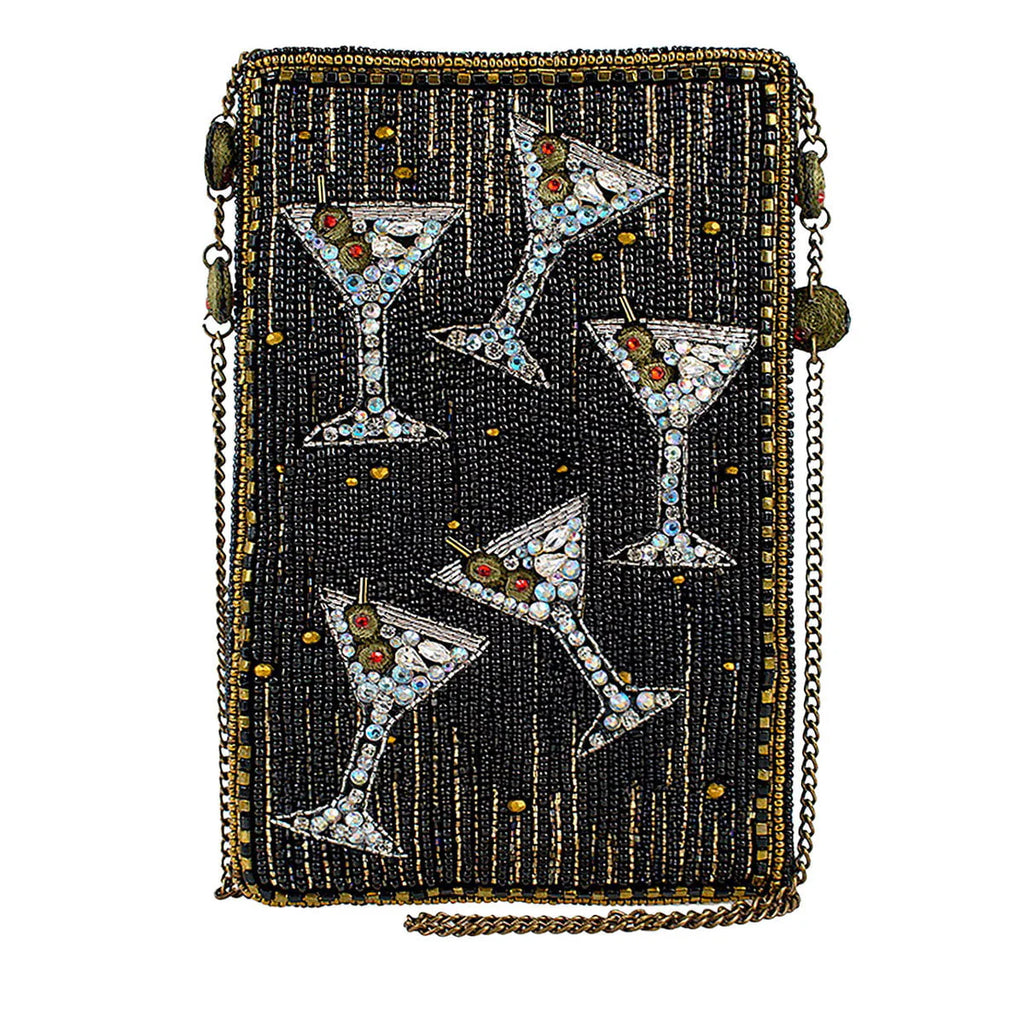 Mary Frances Sip Happens Mini Crossbody Bag