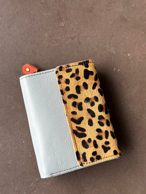 Soruka Rings Fur Print Leather Wallet