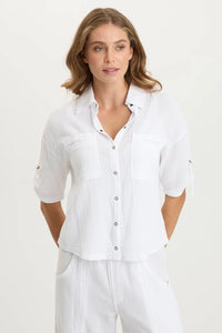 XCVI Maurice Snap Up Shirt