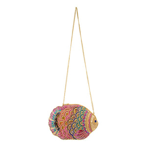 Mary Frances Crossbody Rainbow Fish