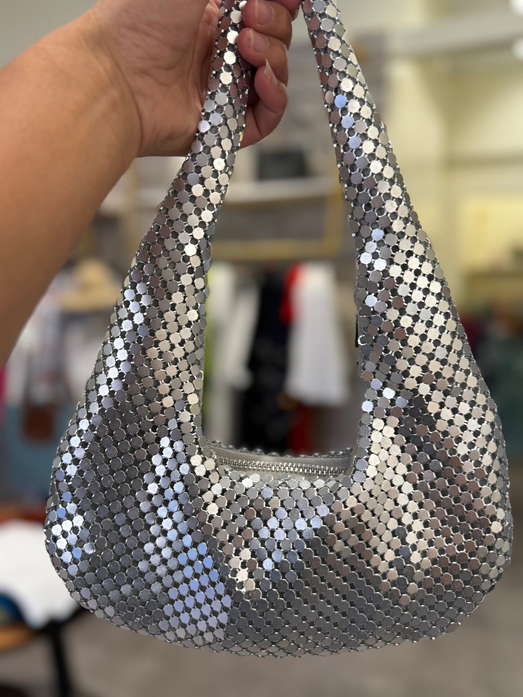 Disco Glam Mini Hobo Bag