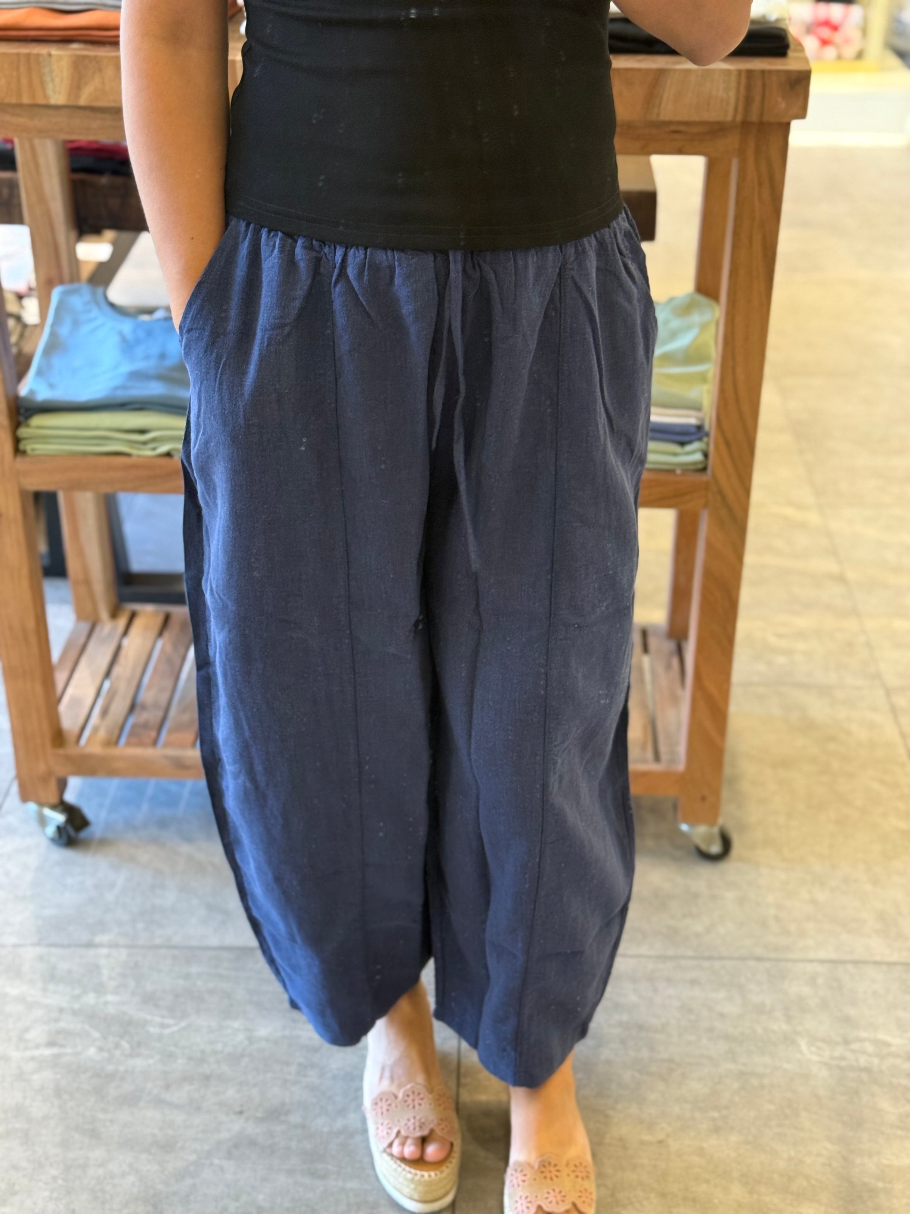 Linen Ballon Pants