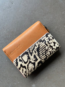 Soruka Rings Fur Print Leather Wallet