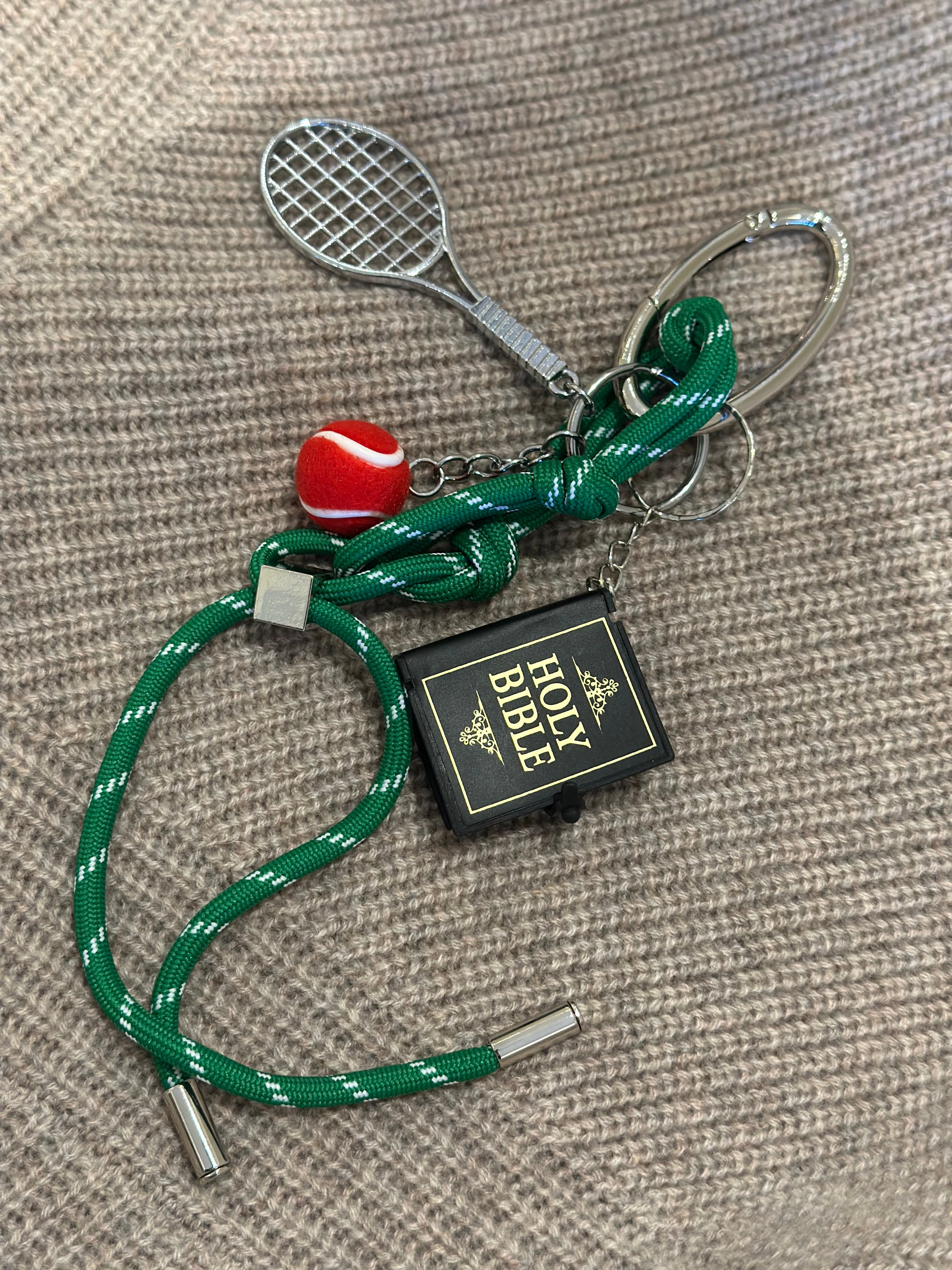 Purse Charm Tennis Bible