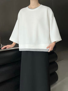Layered Edge Boxy Top