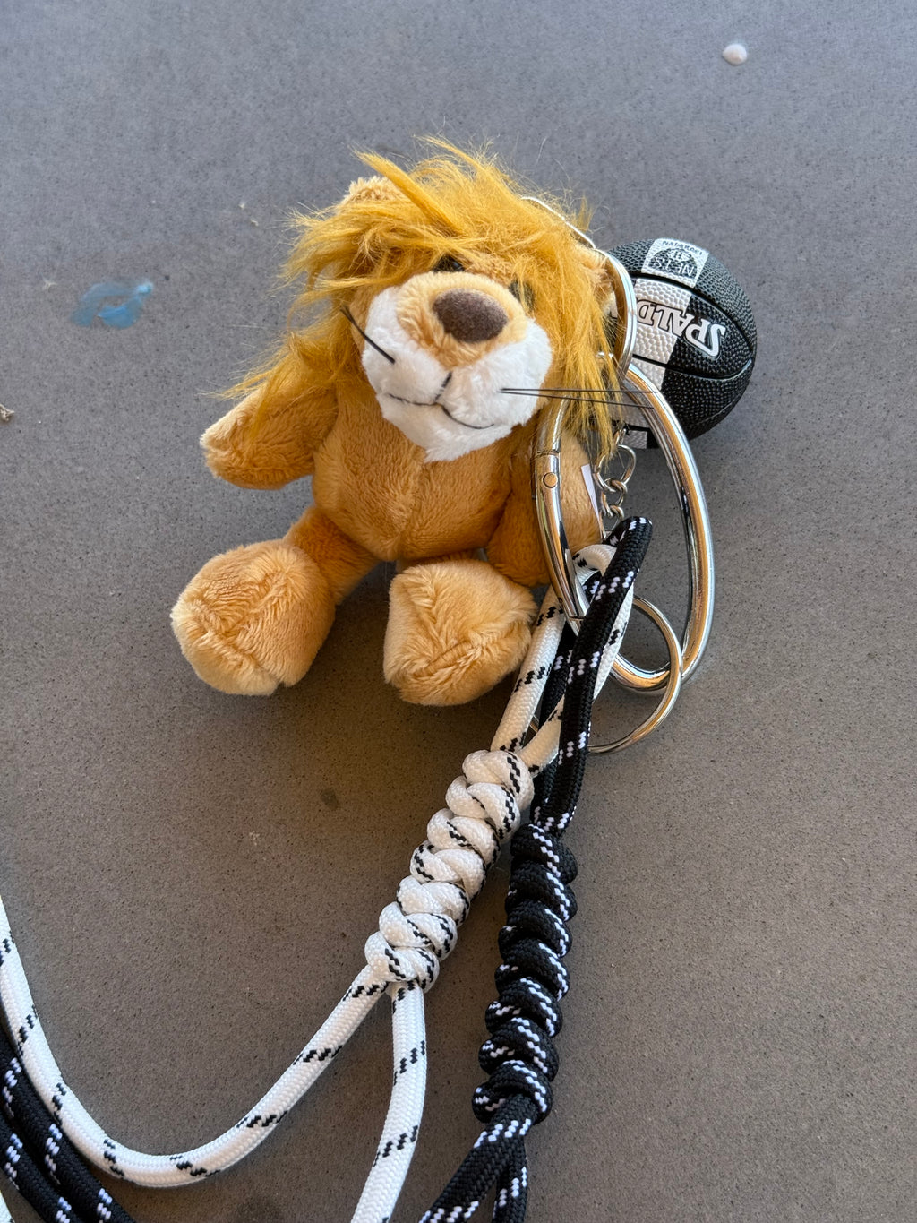 Lion Plush and Paracord Charm