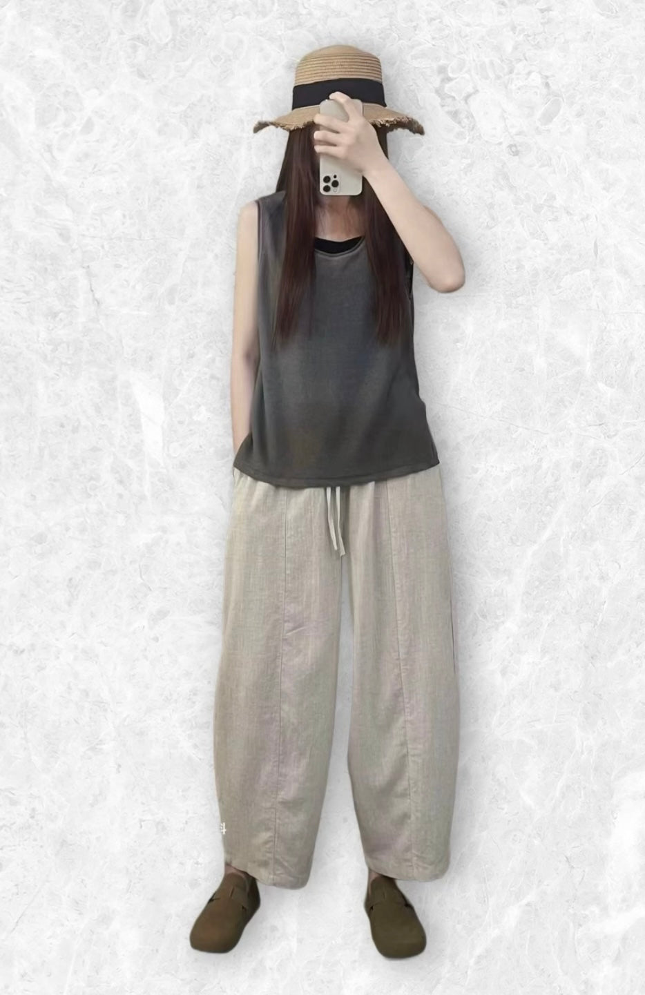 Linen Ballon Pants