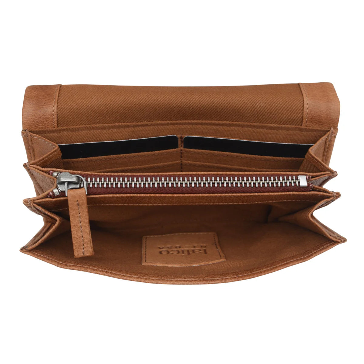 Latico Eloise Fold Wallet Cognac