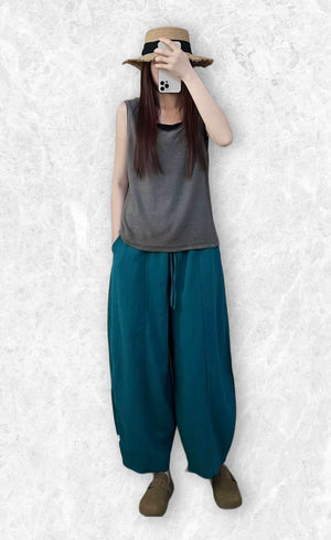 Linen Ballon Pants
