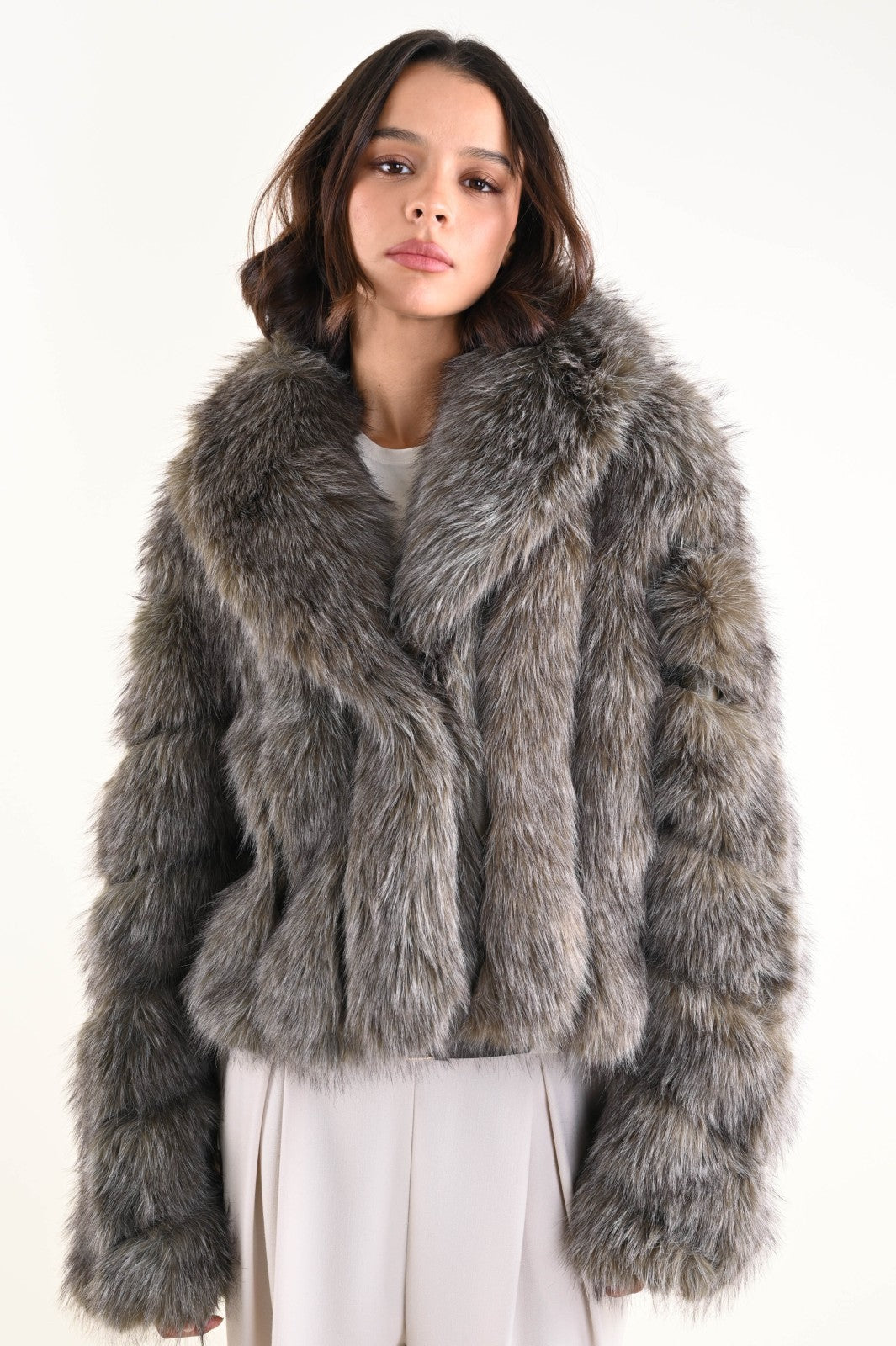 Faux Fur Coat