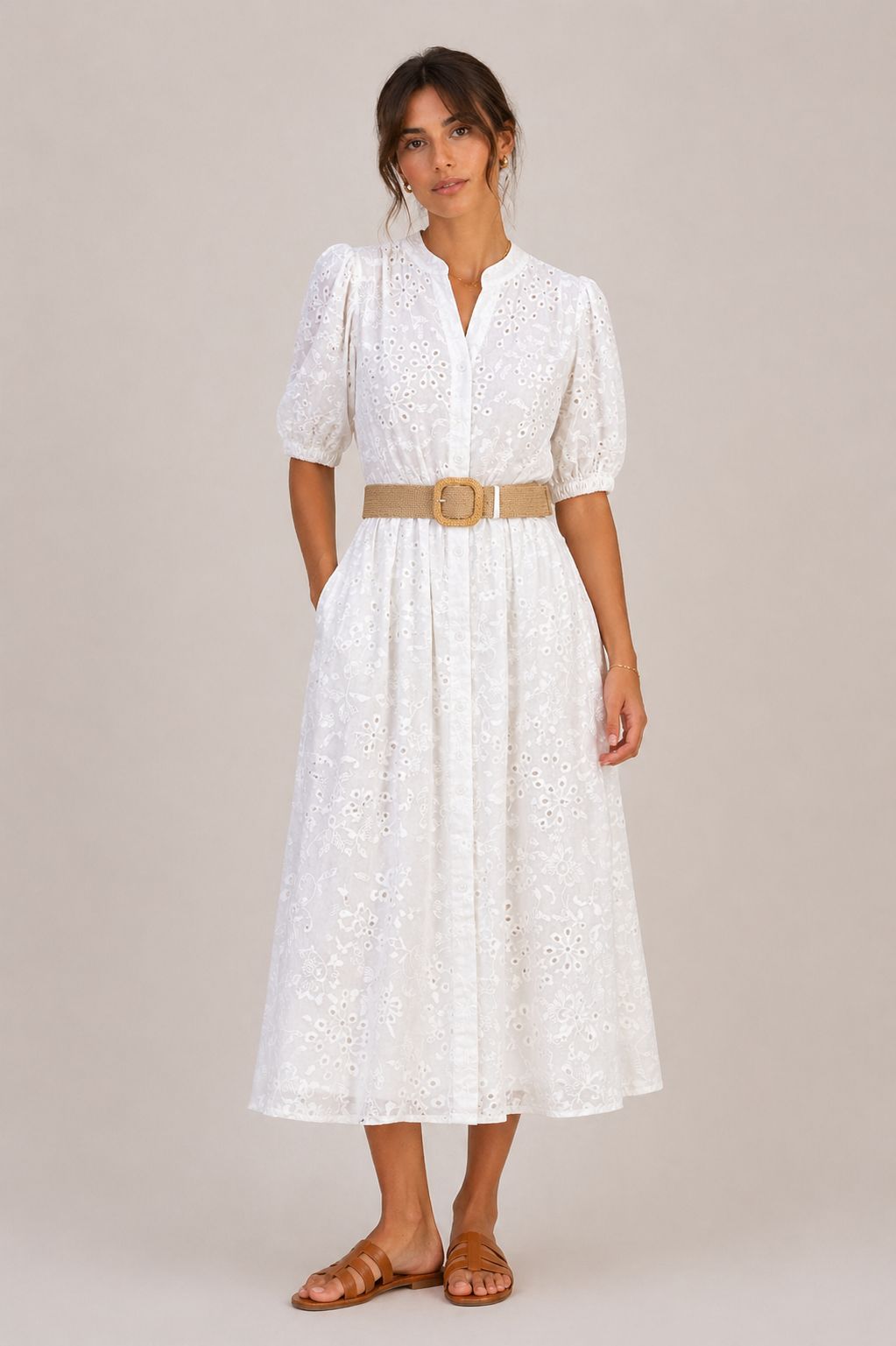 elegant white midi dresses HAPPY CLOTHING TWEED A LINE DRESS IN White fitting evening Milla dress features a strapless design from a stunning gabardine fabric Cream Ruffle Midi Dress |