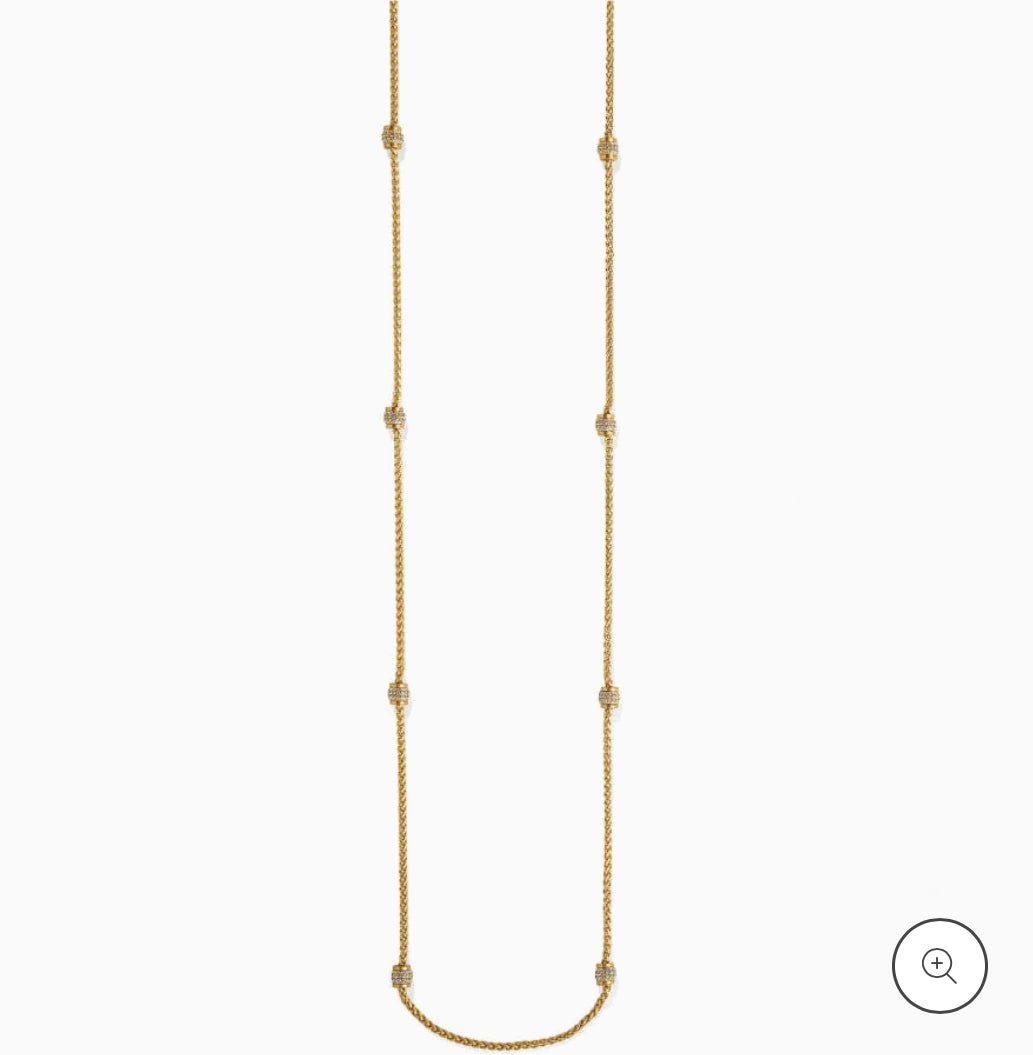 MERIDIAN PETITE LONG NECKLACE GOLD JM7448