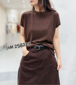 Classic Crewneck Wool Blend Tee