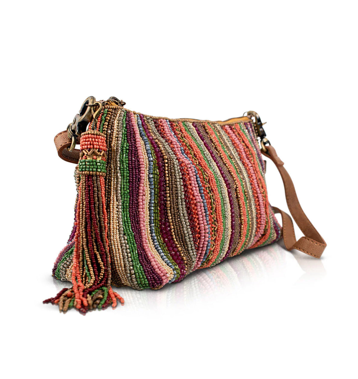 Mary Frances Between the Lines Shoulder Bag