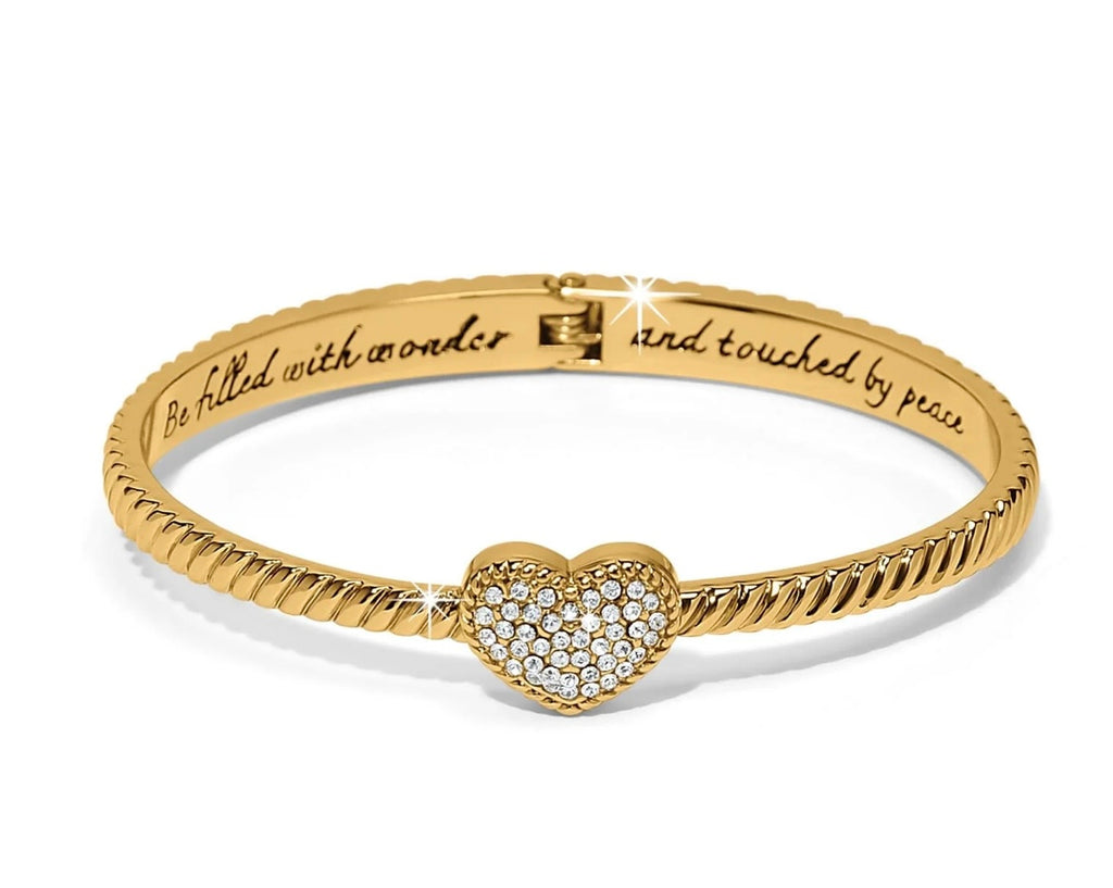 Brighton Celestia Heart Hinged Bangle