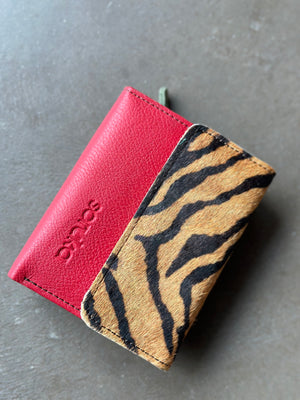 Soruka Rings Fur Print Leather Wallet