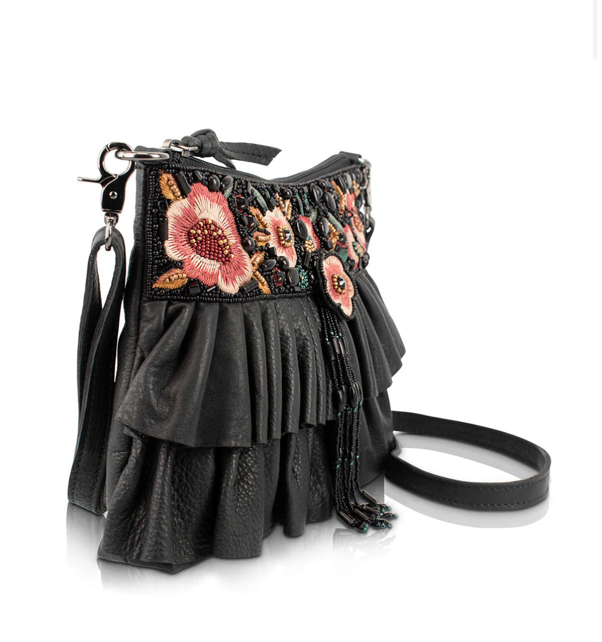 Mary Frances Floral Flair Shoulder Bag