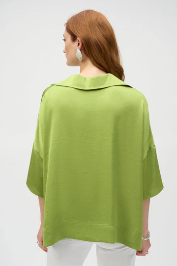 Jose Ribkoff  Casual V-neck Pullover in Greenery