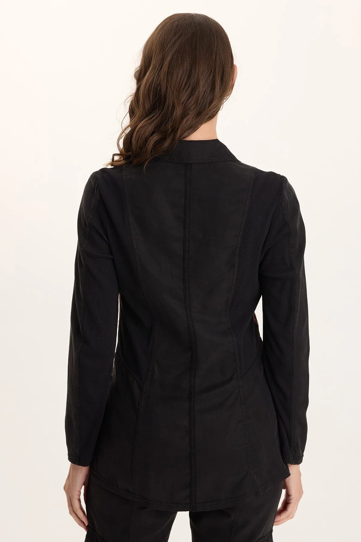 XCVI DANSKI EMBROIDERED SOFT TWILL BLAZER