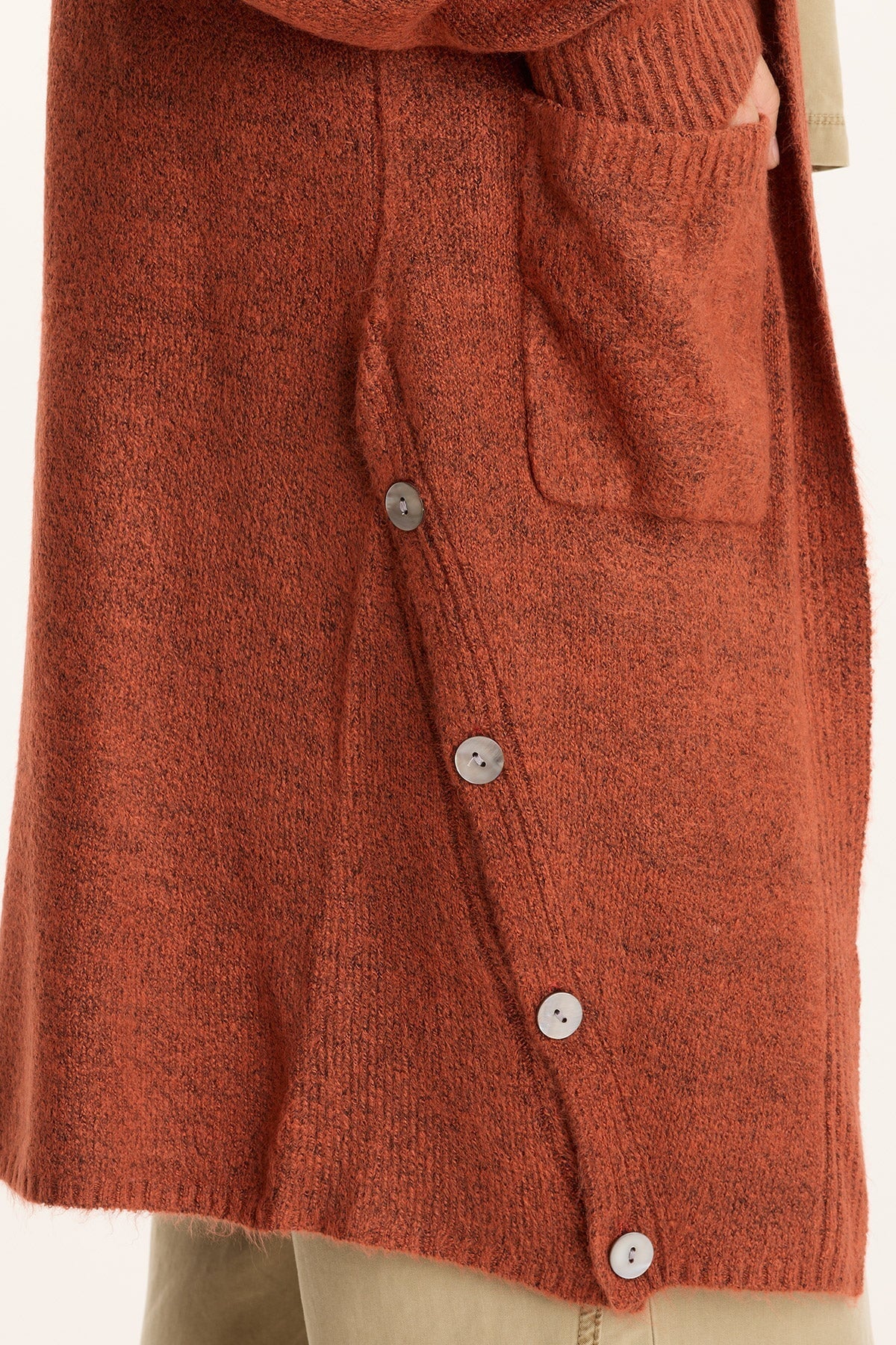 XCVI Bayek Long Open Front Knit Cardigan