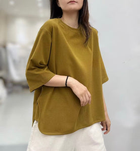 Relaxed Fit Half-Sleeve Tee