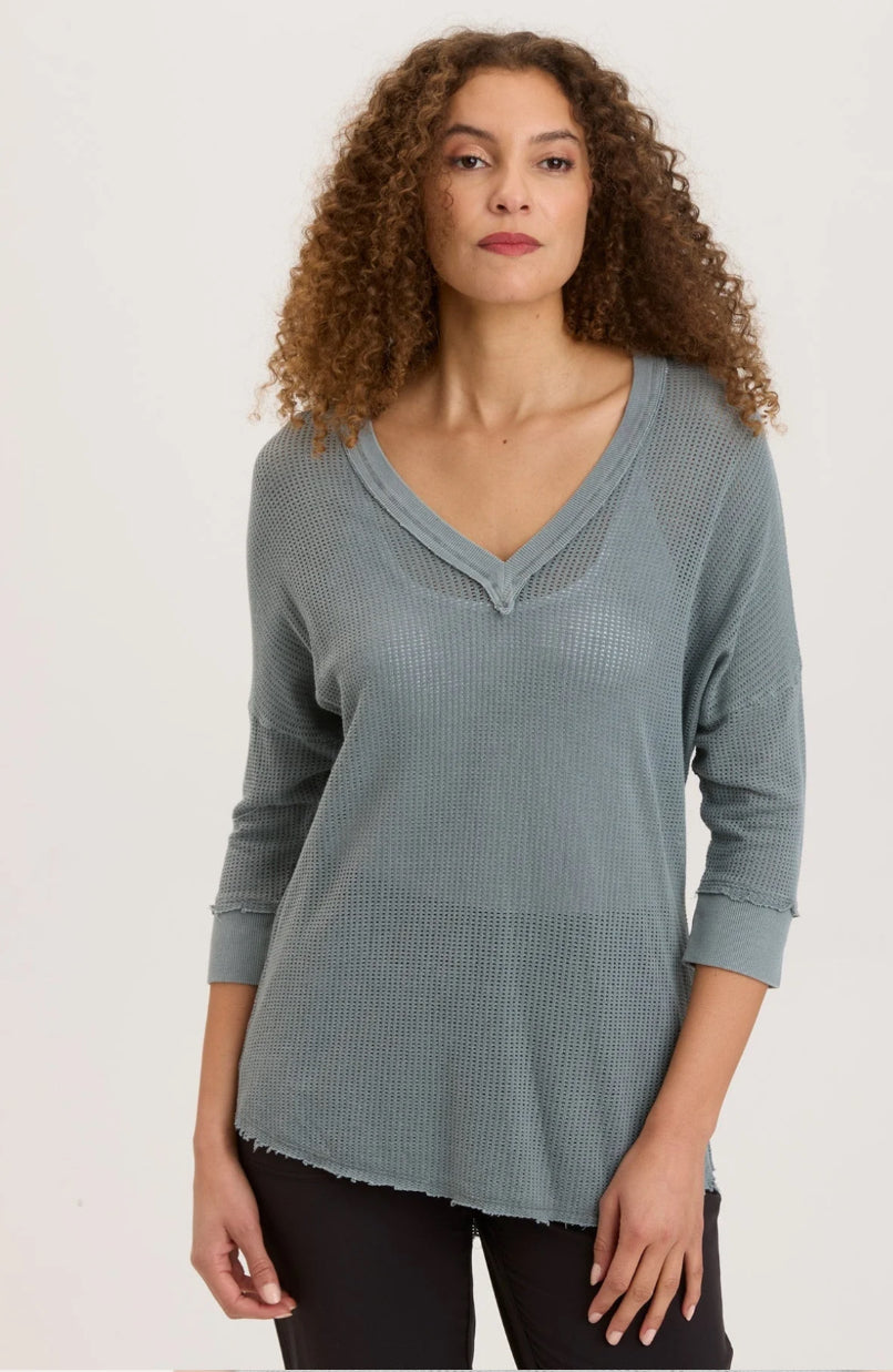 Wearables Drew Drop Fira Mesh Pull Over Top