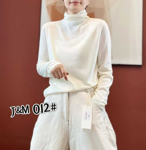 Essential Lightweight Scrunchy Neck Sweater