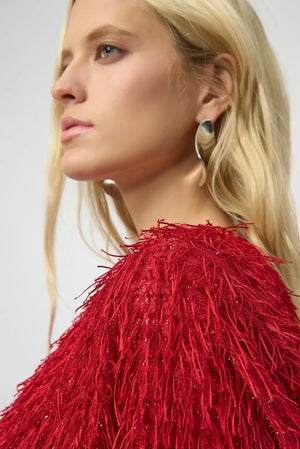 JOSEPH RIBKOFF TOP RED