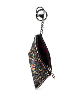 Mary Frances Crystal Web Coin Purse