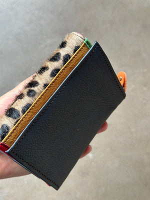 Soruka Rings Fur Print Leather Wallet