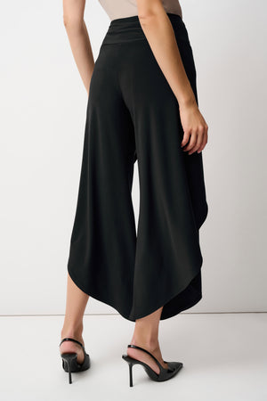 Joseph Ribkoff Black Classic Overlay Pant