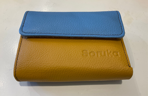 Soruka Rings Wallet Mustard/Medium Blue