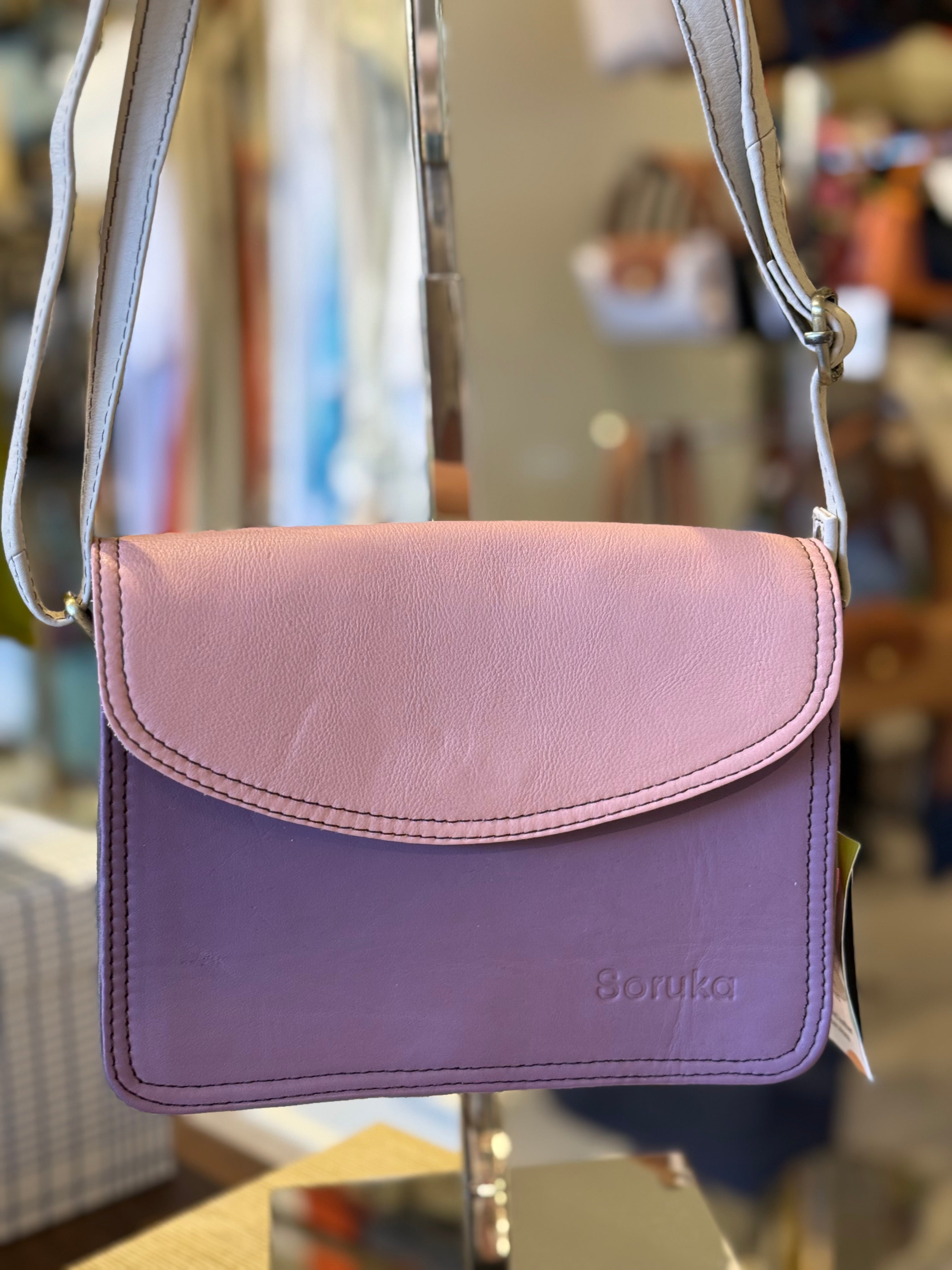 Soruka Beth Plain Crossbody Lavender/Peach