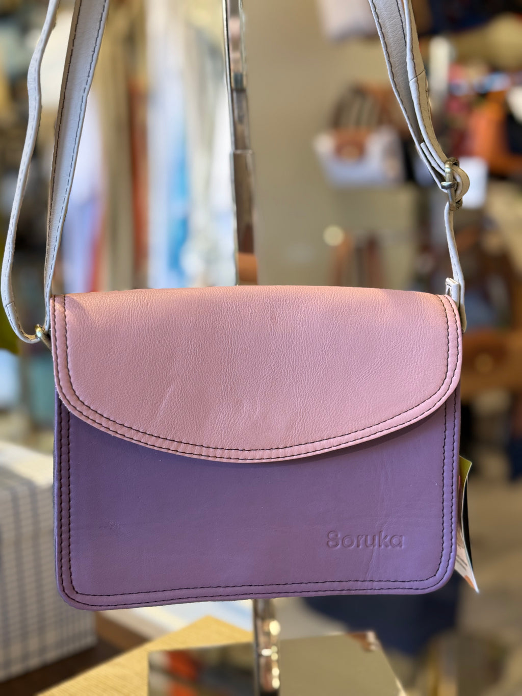 Soruka Beth Plain Crossbody Lavender/Peach