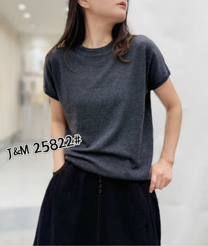 Classic Crewneck Wool Blend Tee