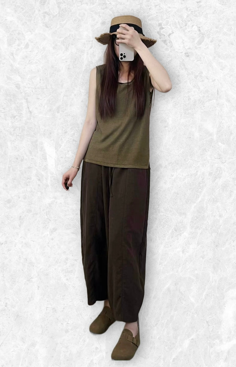 Linen Ballon Pants