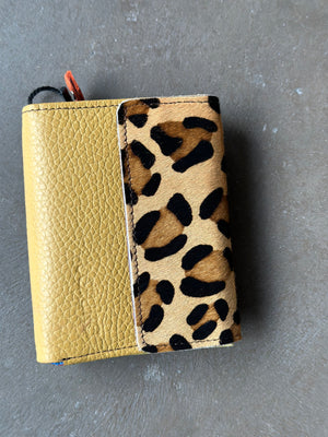 Soruka Rings Fur Print Leather Wallet