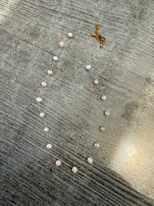 Fresh Water Illusion Pearl Necklace