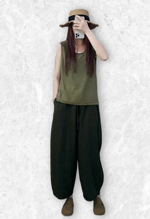 Linen Ballon Pants