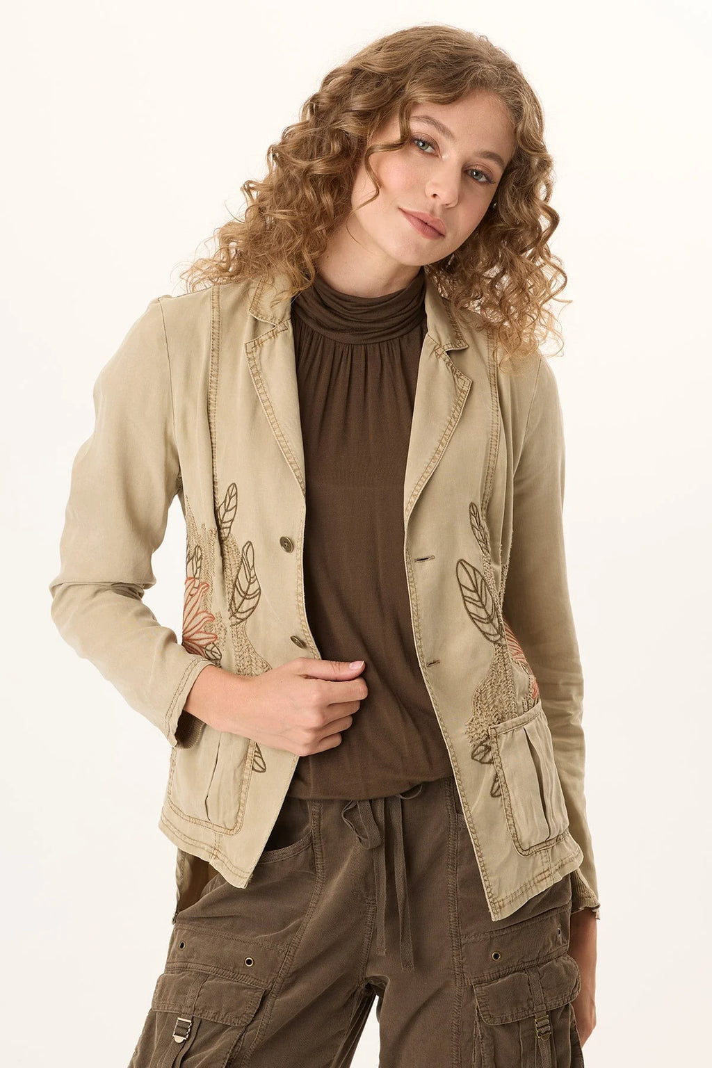 XCVI Embroidered Danski Blazer