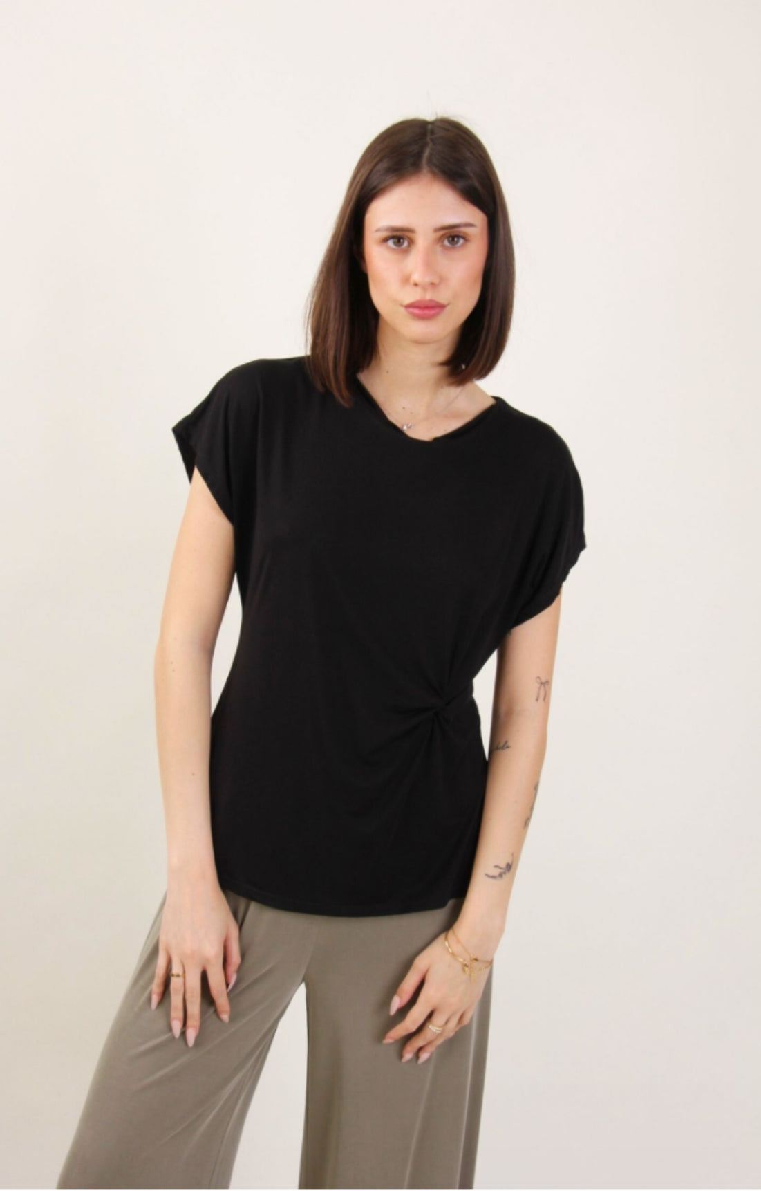 Soft Drape Side-Knot Top