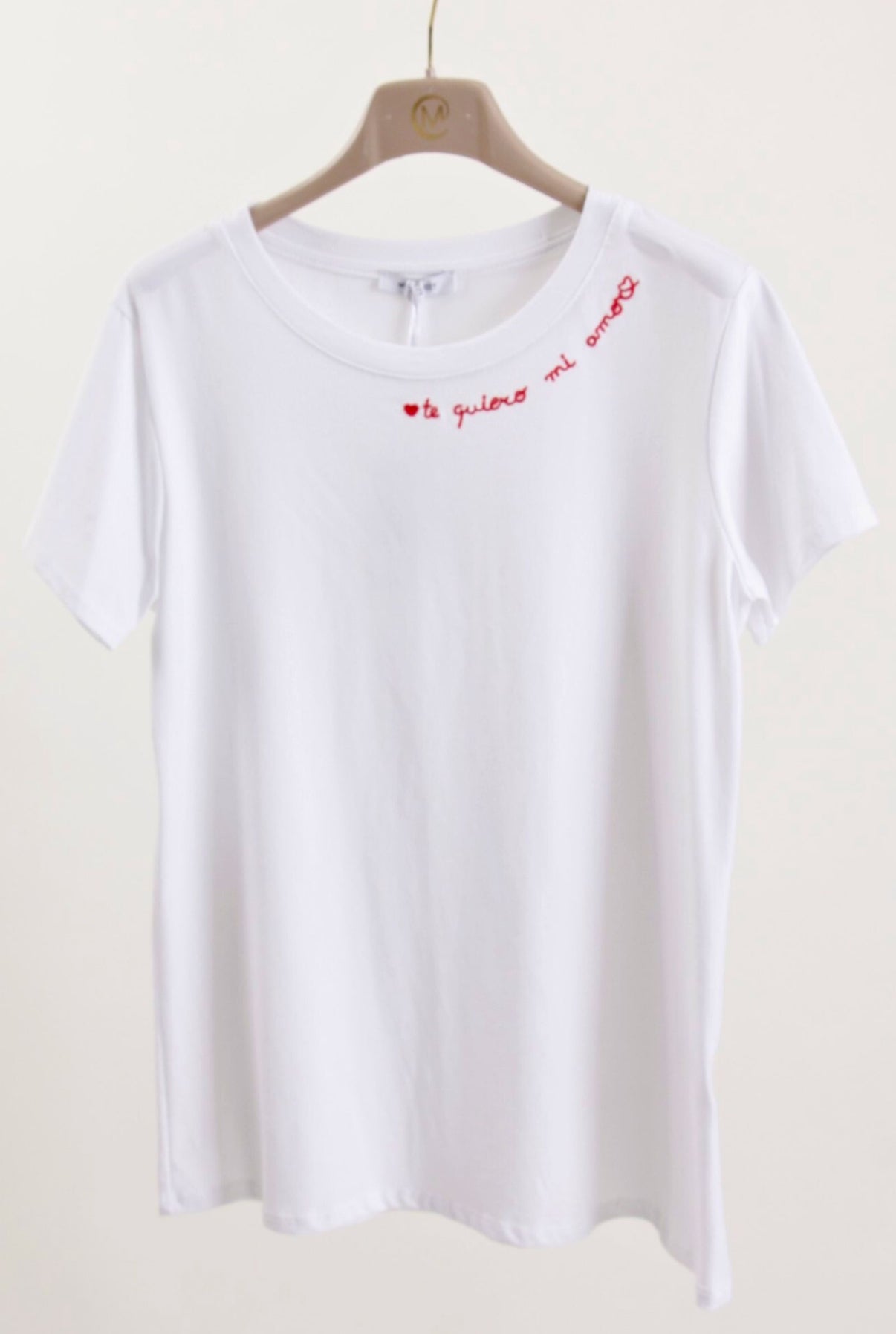 “Te Quiero Mi Amor” Embroidered Tee
