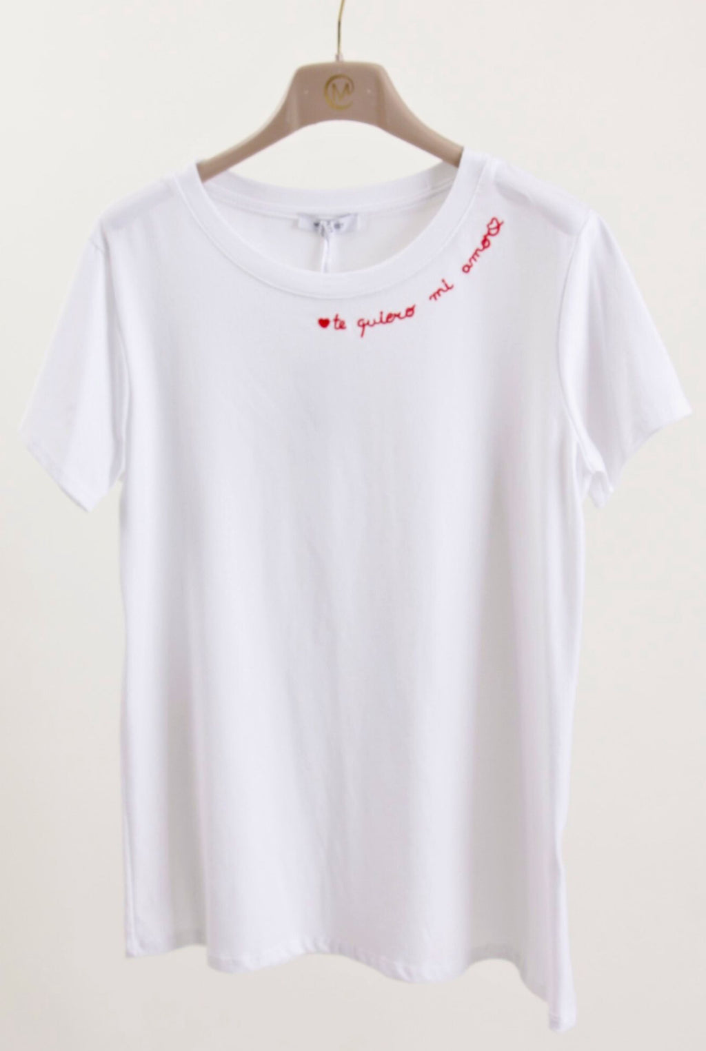 “Te Quiero Mi Amor” Embroidered Tee