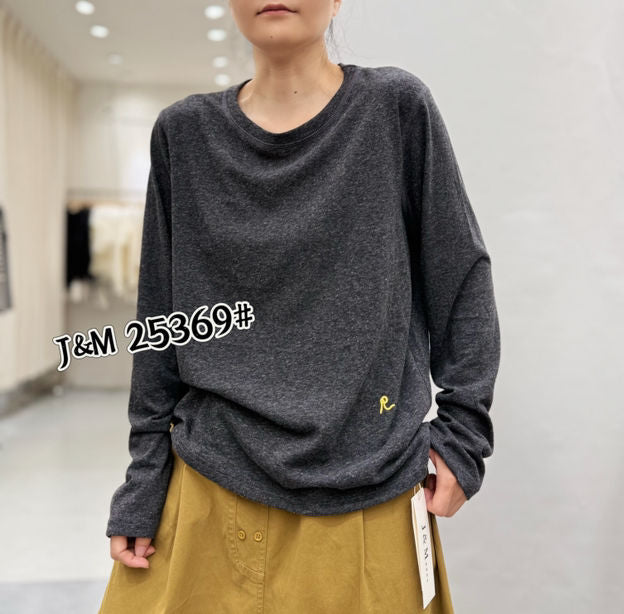 Classic Long-Sleeve Cotton Tee