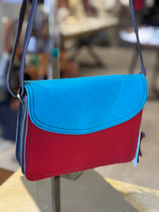 Soruka Beth Plain Crossbody Turquoise/Red