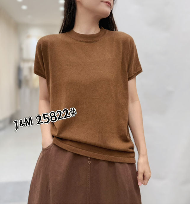 Classic Crewneck Wool Blend Tee