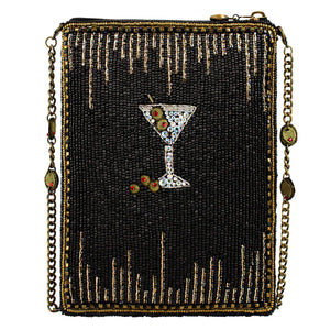 Mary Frances Sip Happens Mini Crossbody Bag