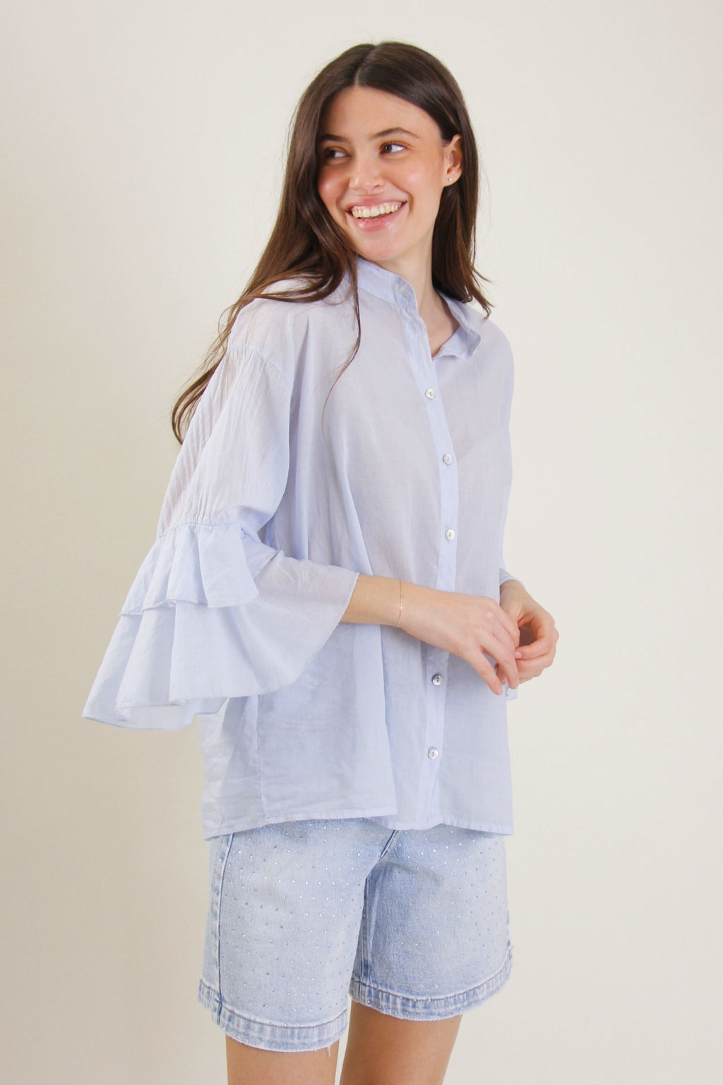 Breeze Ruffle Sleeve Blouse
